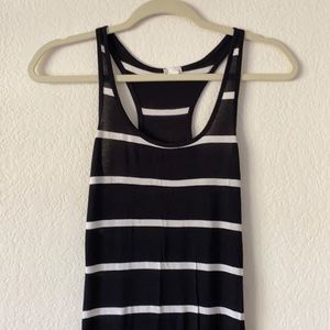 Stripe maxi dress